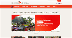 Desktop Screenshot of indonesiamengajar.org